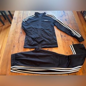 Adidas Black Track Suit